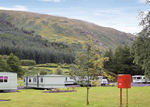 Loch Awe Holiday Park in West Scotland