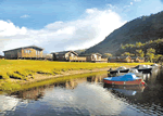 Loch Eck Lodges in West Scotland