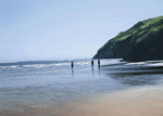 Pendine Sands in South Wales